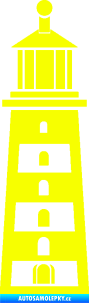 Samolepka Maják 002 Fluorescentní žlutá
