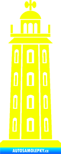 Samolepka Maják 003 Fluorescentní žlutá