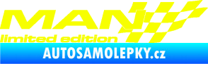 Samolepka MAN limited edition pravá Fluorescentní žlutá