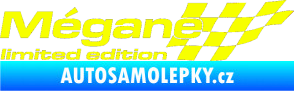 Samolepka Mégane limited edition pravá Fluorescentní žlutá