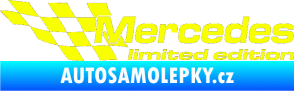 Samolepka Mercedes limited edition levá Fluorescentní žlutá