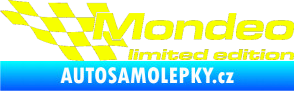 Samolepka Mondeo limited edition levá Fluorescentní žlutá