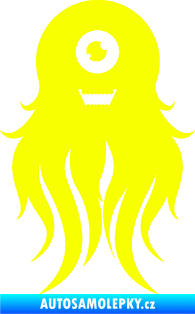 Samolepka Monstrum 002 levá Fluorescentní žlutá