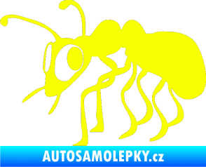 Samolepka Mravenec 001 levá Fluorescentní žlutá