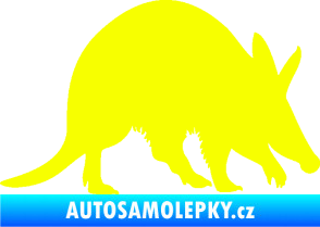 Samolepka Mravenečník 002 pravá Fluorescentní žlutá