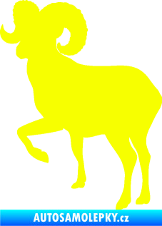 Samolepka Muflon 002 levá Fluorescentní žlutá
