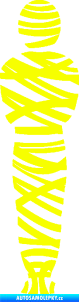 Samolepka Mumie 001 Fluorescentní žlutá