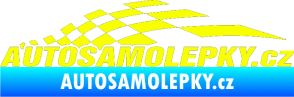 Samolepka Nálepka na auto - www.autosamolepky.cz 002 Fluorescentní žlutá
