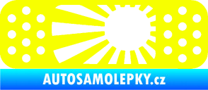 Samolepka Náplast 002 levá Fluorescentní žlutá