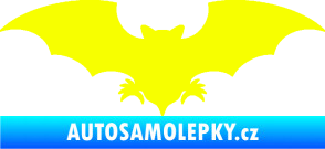 Samolepka Netopýr 007 Fluorescentní žlutá