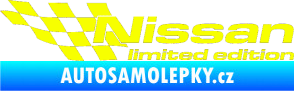 Samolepka Nissan limited edition levá Fluorescentní žlutá