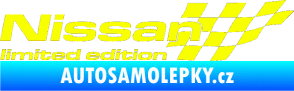 Samolepka Nissan limited edition pravá Fluorescentní žlutá