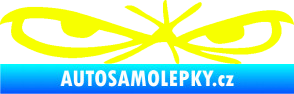 Samolepka Oči 002 pravá Fluorescentní žlutá