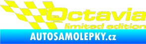Samolepka Octavia limited edition levá Fluorescentní žlutá