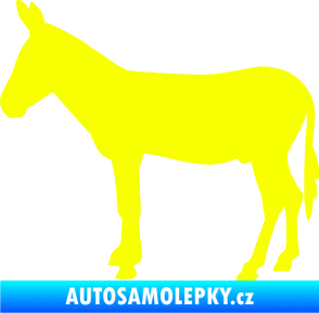 Samolepka Osel 002 levá Fluorescentní žlutá