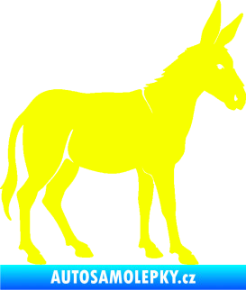 Samolepka Osel 008 pravá Fluorescentní žlutá