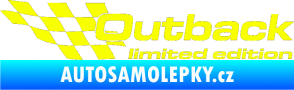 Samolepka Outback limited edition levá Fluorescentní žlutá