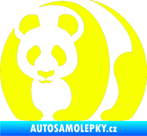 Samolepka Panda 001 levá Fluorescentní žlutá