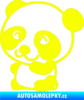 Samolepka Panda 002 levá Fluorescentní žlutá