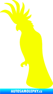 Samolepka Papoušek 003 levá Fluorescentní žlutá