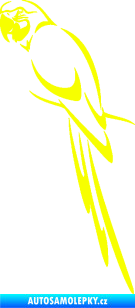 Samolepka Papoušek 005 levá Fluorescentní žlutá