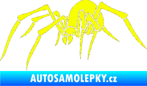 Samolepka Pavouk 002  levá Fluorescentní žlutá