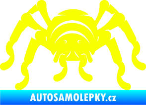 Samolepka Pavouk 018 Fluorescentní žlutá