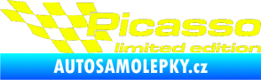 Samolepka Picasso limited edition levá Fluorescentní žlutá