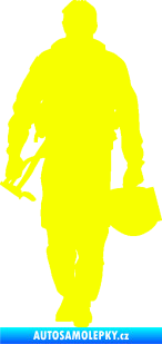 Samolepka Pilot 001 levá Fluorescentní žlutá