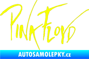 Samolepka Pink Floyd 002 Fluorescentní žlutá