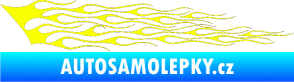 Samolepka Plameny 011 Fluorescentní žlutá