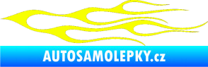 Samolepka Plameny 021 Fluorescentní žlutá