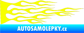 Samolepka Plameny 030 Fluorescentní žlutá