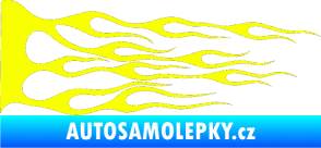 Samolepka Plameny 036 Fluorescentní žlutá