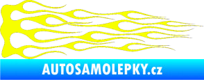 Samolepka Plameny 046 Fluorescentní žlutá