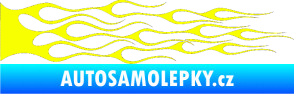 Samolepka Plameny 050 Fluorescentní žlutá