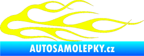 Samolepka Plameny 055 Fluorescentní žlutá