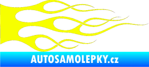 Samolepka Plameny 056 Fluorescentní žlutá