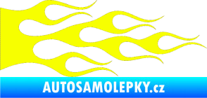 Samolepka Plameny 088 Fluorescentní žlutá
