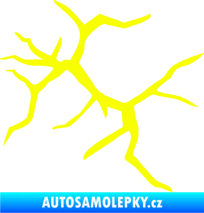 Samolepka Prasklina 007 Fluorescentní žlutá