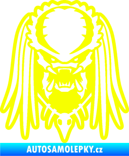 Samolepka Predátor 002 Fluorescentní žlutá
