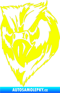 Samolepka Predators 002 levá Fluorescentní žlutá