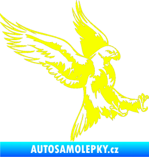 Samolepka Predators 003 pravá Fluorescentní žlutá