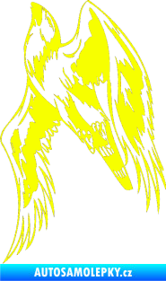 Samolepka Predators 011 levá Fluorescentní žlutá