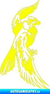 Samolepka Predators 012 pravá Fluorescentní žlutá