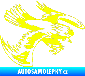 Samolepka Predators 016 pravá Fluorescentní žlutá