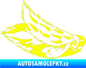 Samolepka Predators 022 pravá Fluorescentní žlutá