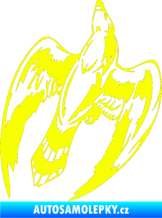 Samolepka Predators 024 pravá Fluorescentní žlutá