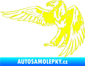 Samolepka Predators 030 levá Fluorescentní žlutá