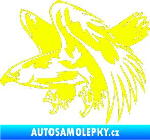 Samolepka Predators 034 levá Fluorescentní žlutá